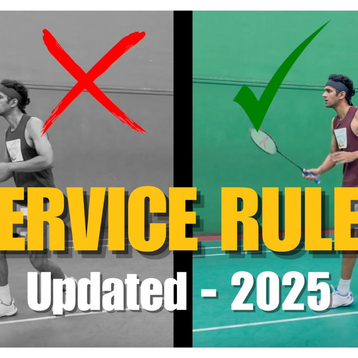 Badminton Service Rules - Updated for 2025