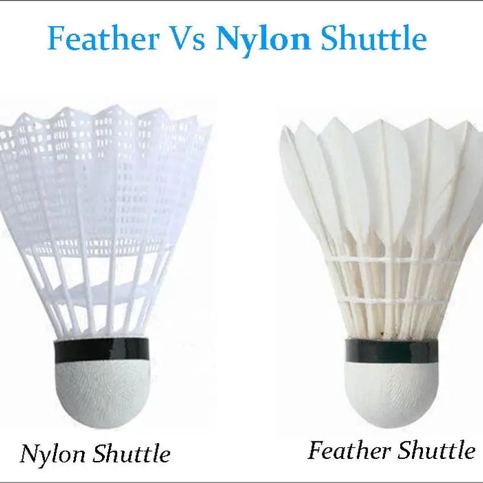 Nylon or Feather Shuttlecock