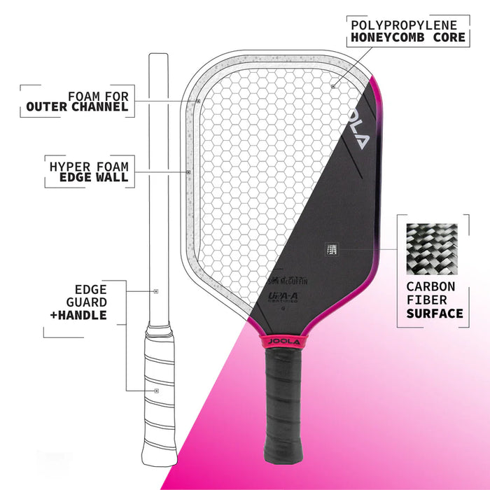 JOOLA Tyler McGuffin Magnus 3S 16mm Pickleball Paddle on sale at Badminton Warehouse