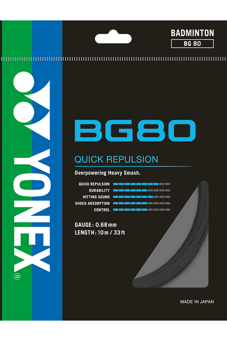 Yonex BG-80 Badminton String on sale at Badminton Warehouse