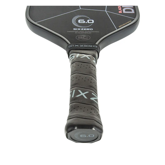 Six Zero Black Diamond Power Pickleball Paddle on sale at Badminton Warehouse