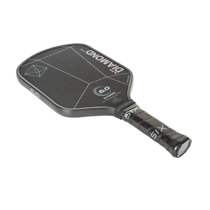 Six Zero Black Diamond Power Pickleball Paddle on sale at Badminton Warehouse