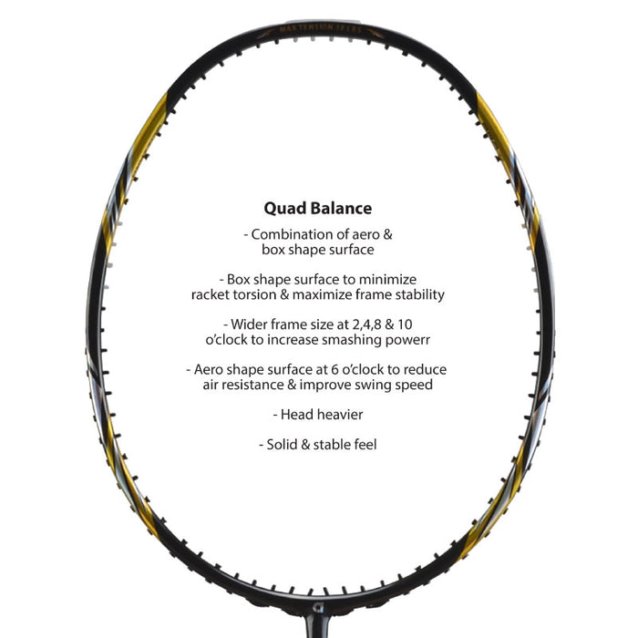 Apacs Blizzard Pro ZZ Badminton Racket on sale at Badminton Warehouse