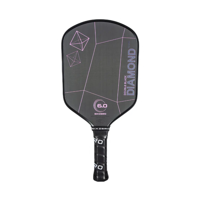 Six Zero Double Black Diamond Control Pickleball Paddle on sale at Badminton Warehouse