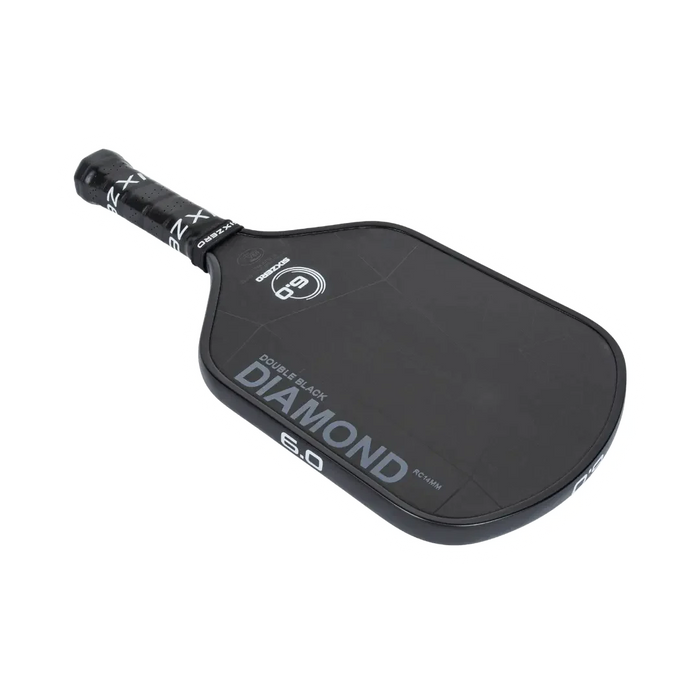 Six Zero Double Black Diamond Control Pickleball Paddle on sale at Badminton Warehouse