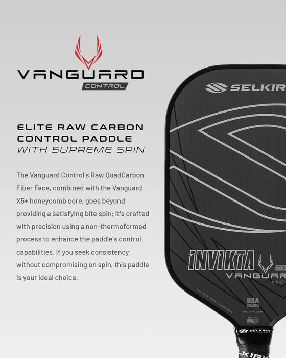 Selkirk Vanguard Control Epic Pickleball Paddle on sale at Badminton Warehouse
