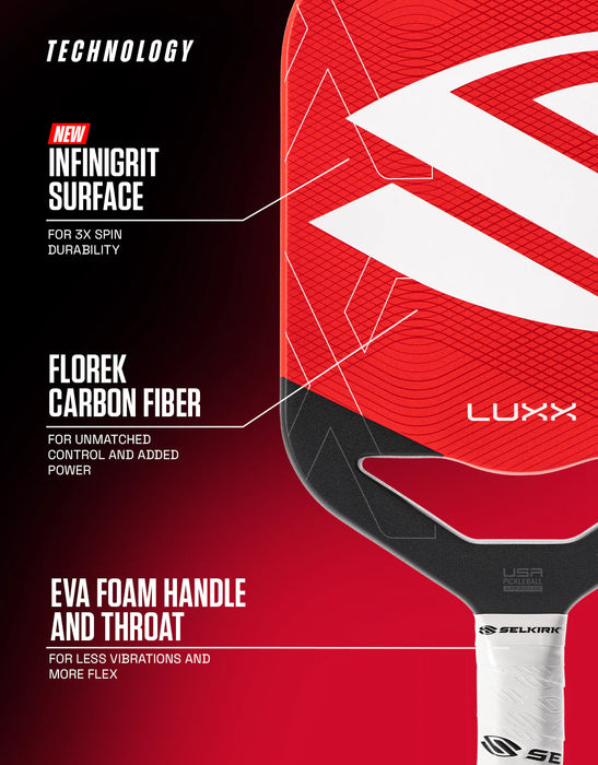 Selkirk LUXX Control Air Epic Pickleball Paddle with InfiniGrit on sale at Badminton Warehouse