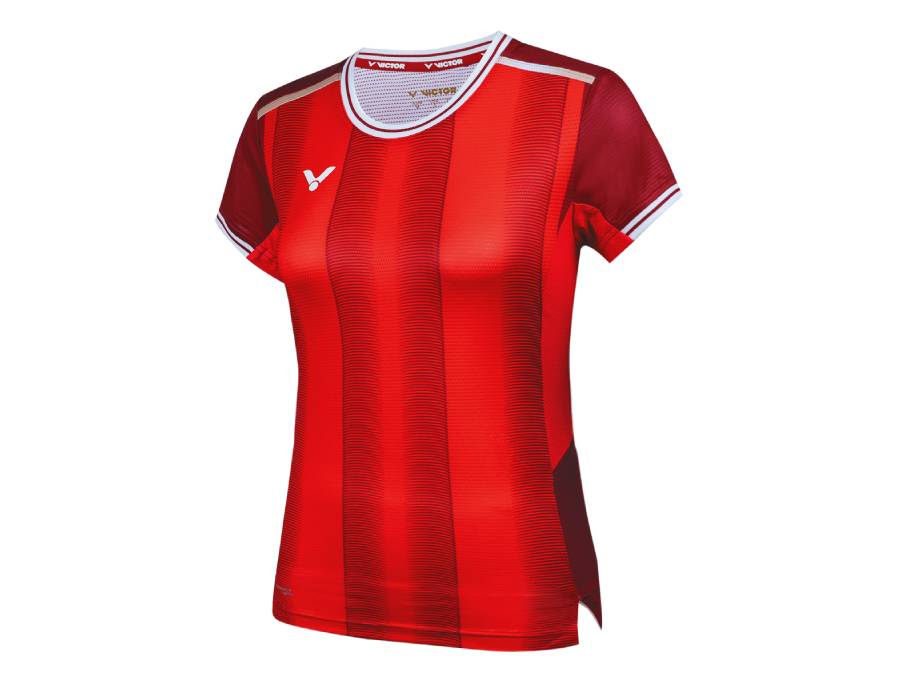 VICTOR Women's T-51000D Women's Tournament Badminton Shirt on sale at Badminton Warehouse