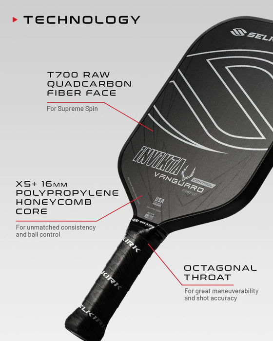Selkirk Vanguard Control Epic Pickleball Paddle on sale at Badminton Warehouse