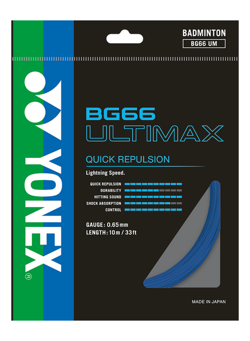 Yonex BG 66 Ultimax Badminton String on sale at Badminton Warehouse