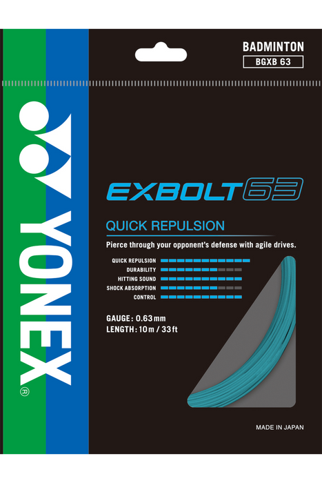 Yonex Exbolt 63 Badminton String on sale at Badminton Warehouse