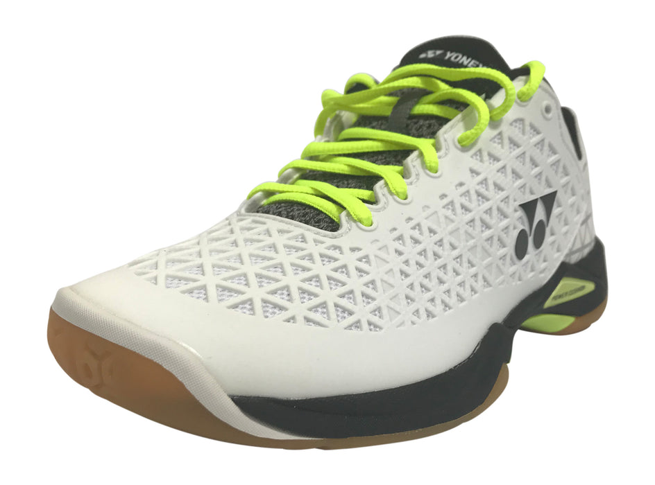 Power Cushion Eclipsion X Unisex Badminton Shoe (White/Black) on sale at Badminton Warehouse