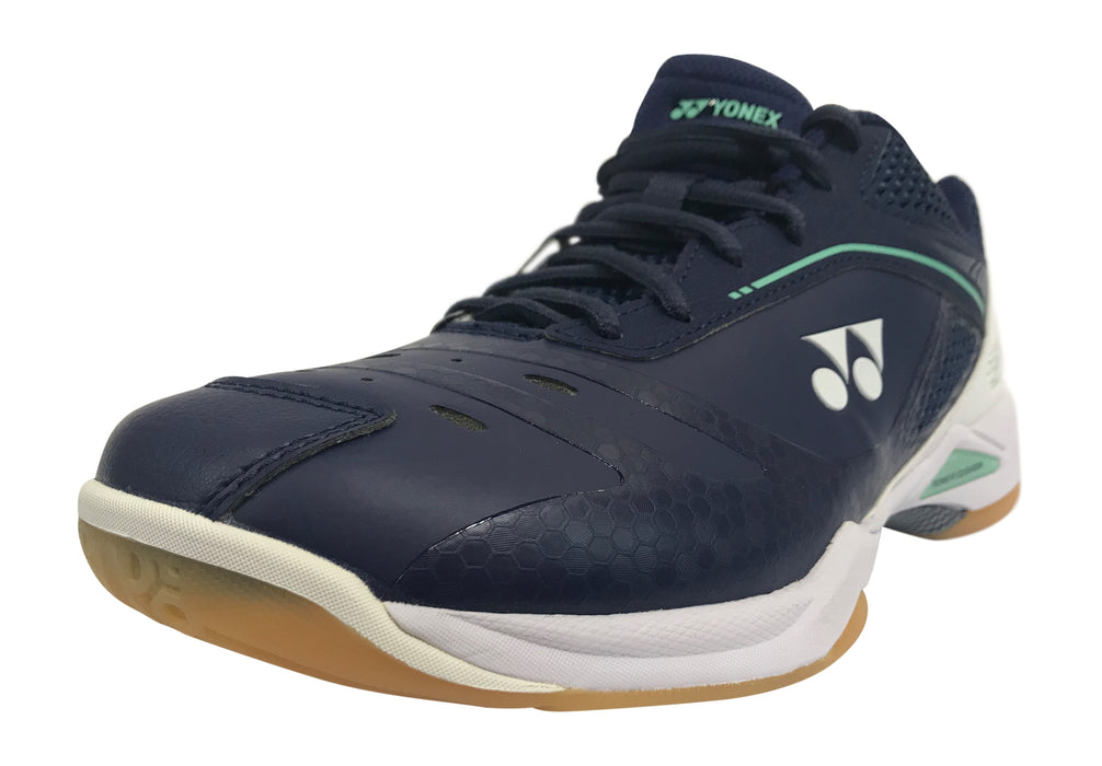 Yonex Power Cushion PC SHB 65 Z Wide Badminton Shoe (Navy/White) on sale at Badminton Warehouse