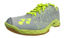 Yonex Aerus2 LX Women's Badminton Shoe-Gray/Yellow on sale at Badminton Warehouse