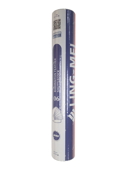 Lingmei 90 Shuttlecocks: Goose Feather Excellence on sale at Badminton Warehouse