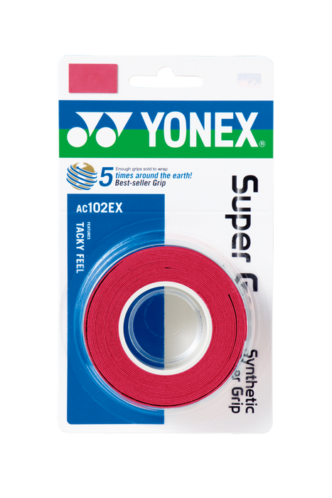 AC102EX Yonex Super Grap (3 Pack) on sale at Badminton Warehouse