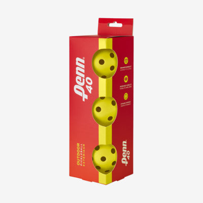 Penn 40  Outdoor 3 Pack Pickleballs on sale at Badminton Warehouse