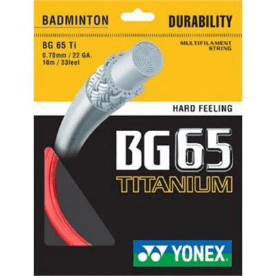 Yonex BG65 TI Badminton String on sale at Badminton Warehouse