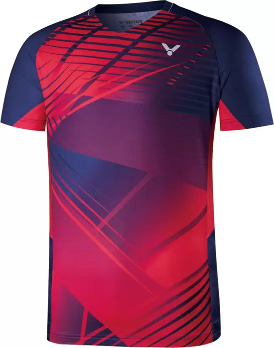 Victor T-25000B Badminton Shirt (V-Neck) on sale at Badminton Warehouse