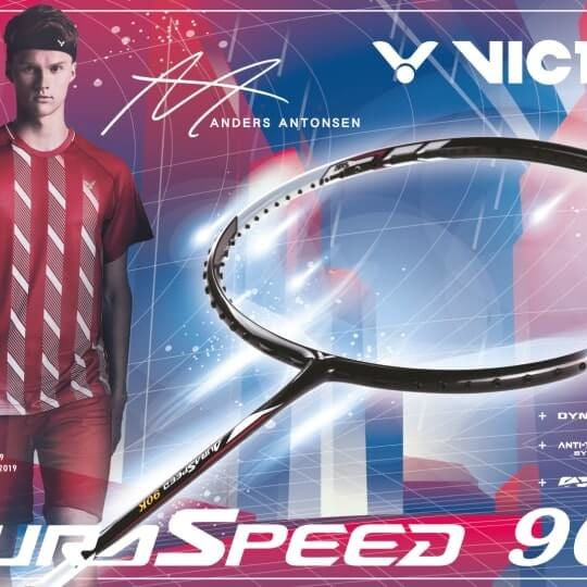 Victor Auraspeed 90K badminton racket, seriously good!