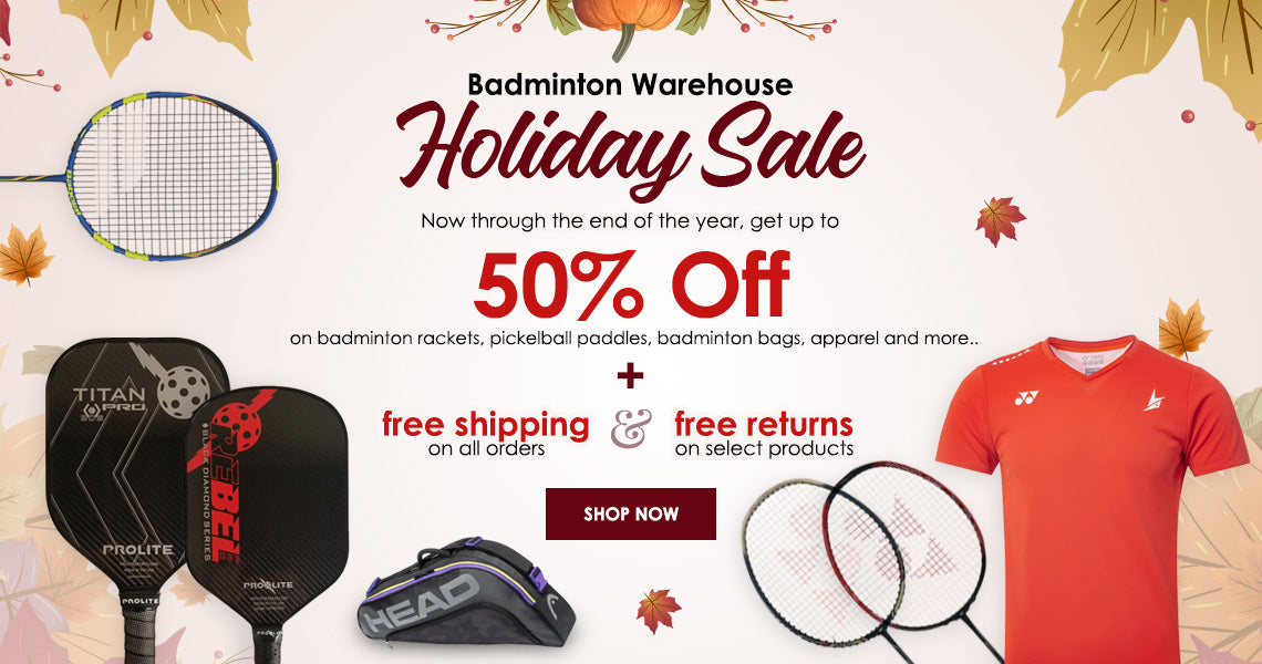 Thanksgiving sale at Badminton Warehouse