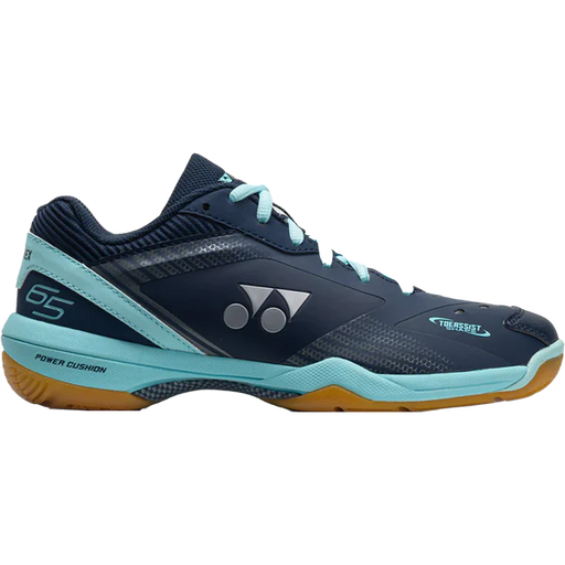 Yonex Power Cushion PC 65 Z3 Badminton Court Shoes (Navy/Saxe) on sale at Badminton Warehouse