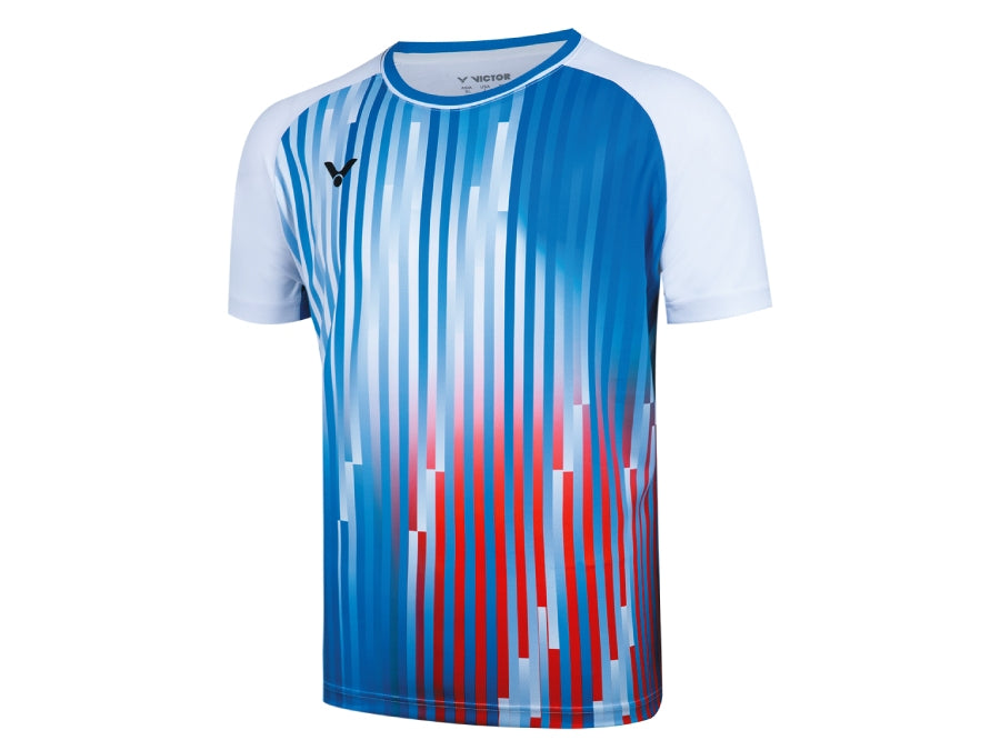 VICTOR Men's T-50050TD Badminton/Tennis T-Shirt on sale at Badminton Warehouse