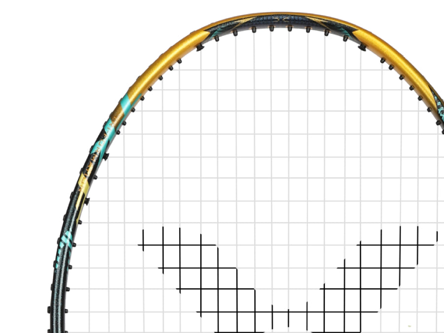 ラケット VICTOR THRUSTER FC Ultra X 4U5 Victor Thruster F-C Ultra-X Badminton Racket (Fortuna Gold, Made