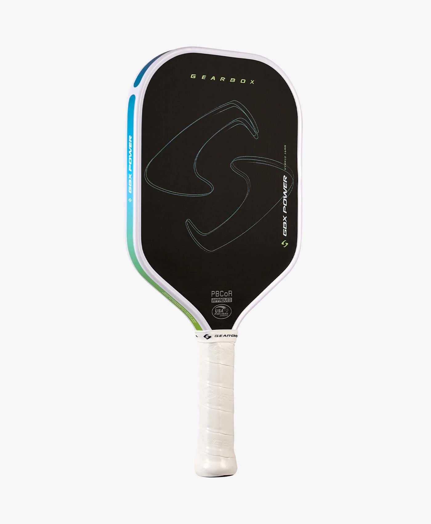 Gearbox GBX Power Hybrid Pickleball Paddle – 16mm Raw Carbon