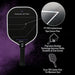 Paddletek Bantam ESQ-C 14.3 mm Pickleball Paddle: Precision, Power, and Control on sale at Badminton Warehouse