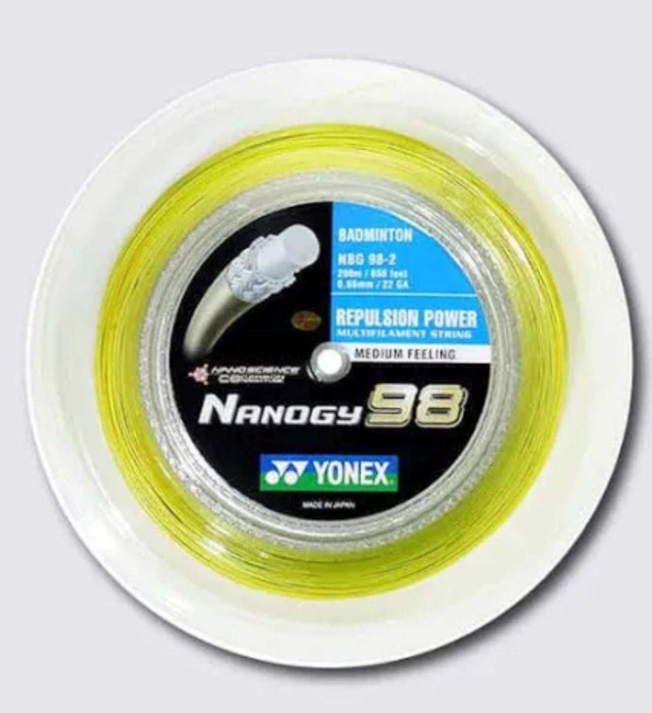 ナノジー98　x10 YONEX Badminton String NANOGY 98 – Max Sports