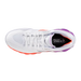 Top view of Mizuno Wave Enforce Tour 2 AC Women's pickleball and tennis shoe showing lacing, padded collar and Mizuno Enerzy NXT insole