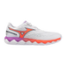Mizuno Wave Enforce Tour 2 AC Women's pickleball and tennis shoe in White Pinkesque, lateral side view