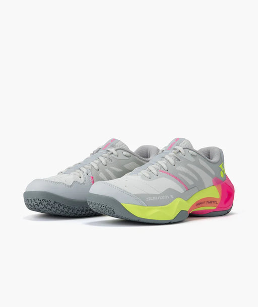 Yonex Subaxia GT Women's Badminton Shoe (Light Gray) on sale at Badminton Warehouse