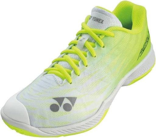 Yonex Aerus Z2 (Wide) Unisex Badminton Court Shoe  - Yellow/Gray on sale at Badminton Warehouse
