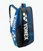 Yonex Pro Racquet Bag 6 Cobalt Blue upright rear view showing padded backpack shoulder straps