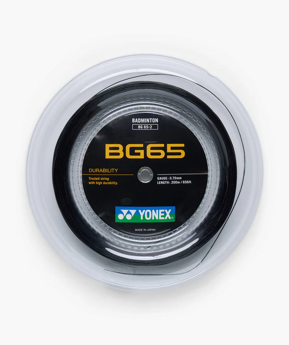 Yonex BG 65 Badminton Reel on sale at Badminton Warehouse