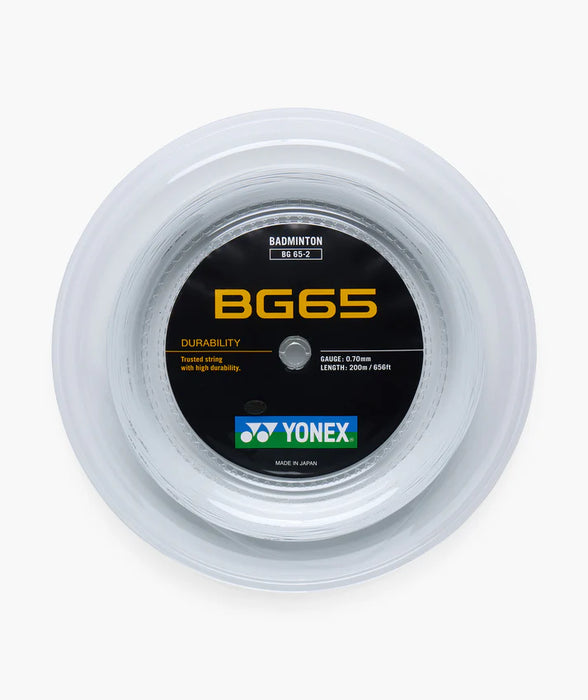 Yonex BG 65 Badminton Reel on sale at Badminton Warehouse