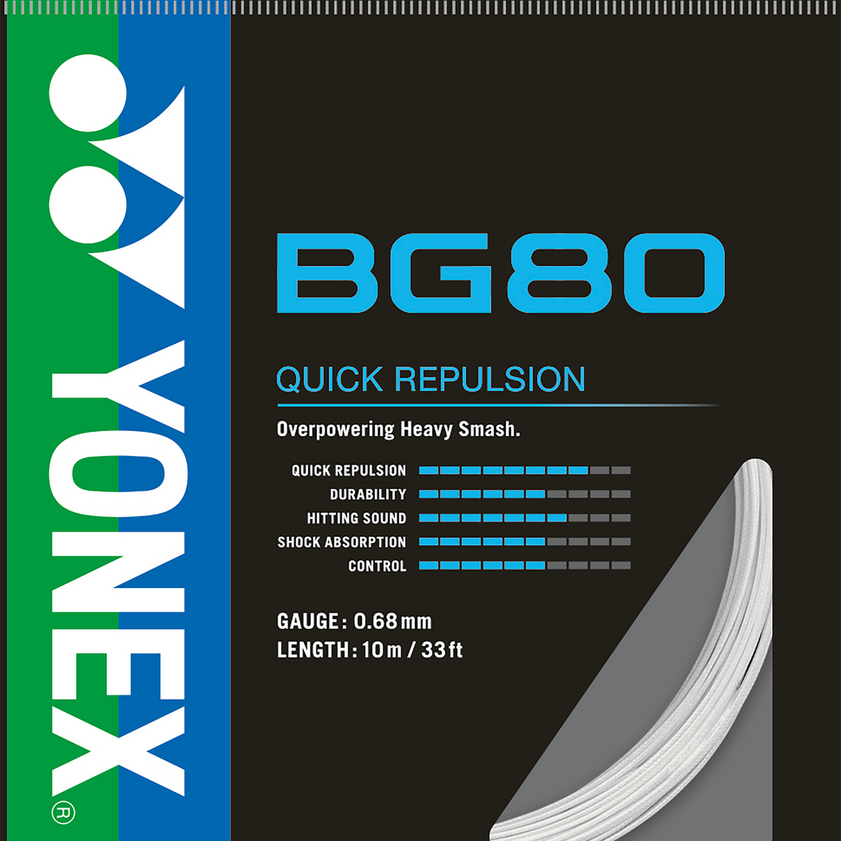 Yonex BG-80 Badminton String Yonex BG-80 Badminton String