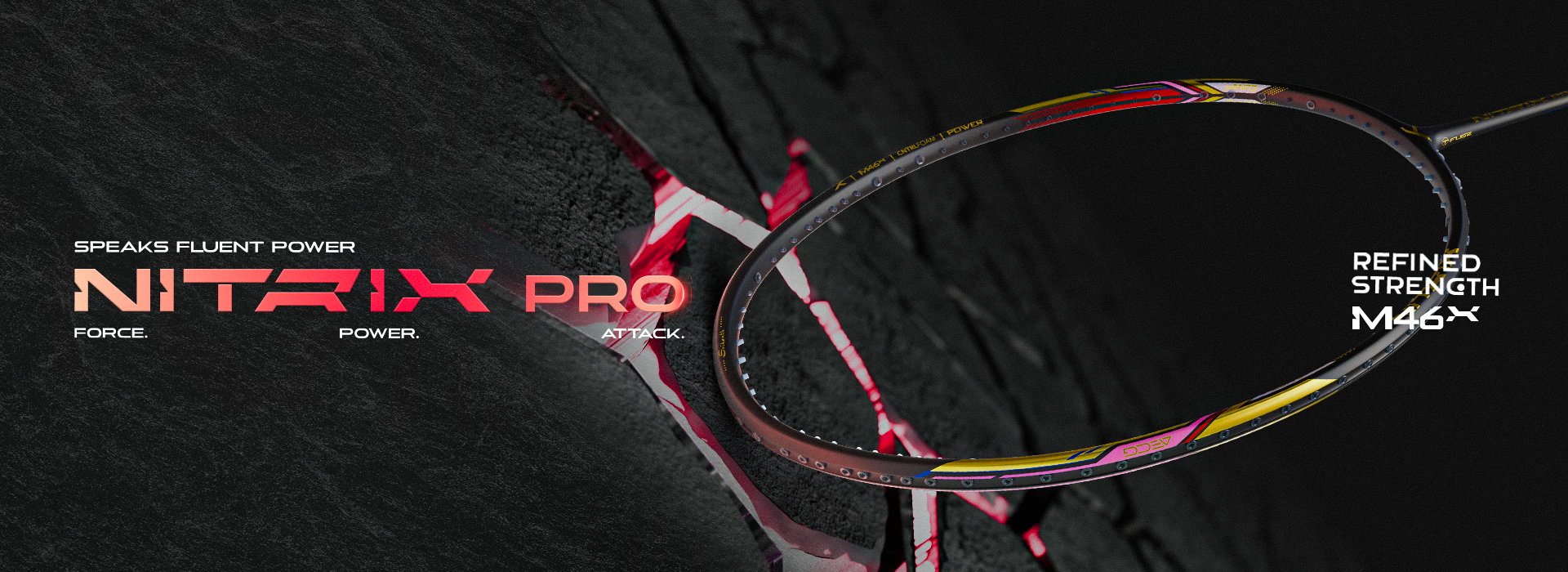 Hundred Nitrix Pro Badminton Racket on sale at Badminton Warehouse!