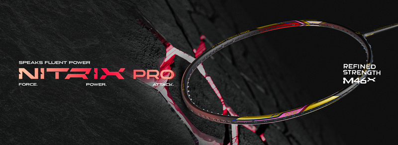 Hundred Nitrix Pro Badminton Racket on sale at Badminton Warehouse!