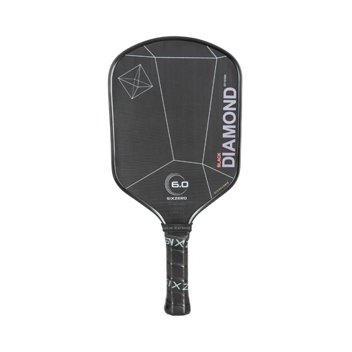 Six Zero Black Diamond Power Pickleball Paddle on sale at Badminton Warehouse