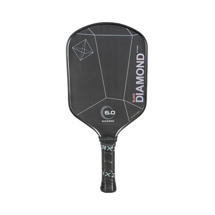 Six Zero Black Diamond Power Pickleball Paddle on sale at Badminton Warehouse