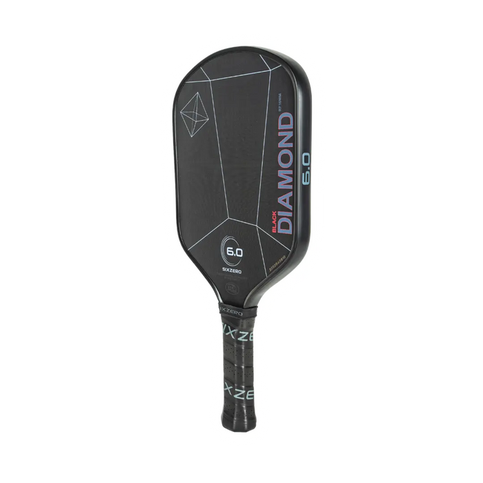 Six Zero Black Diamond Power Pickleball Paddle on sale at Badminton Warehouse