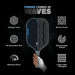 CRBN² TruFoam Waves (Square) Pickleball Paddle on sale at Badminton Warehouse