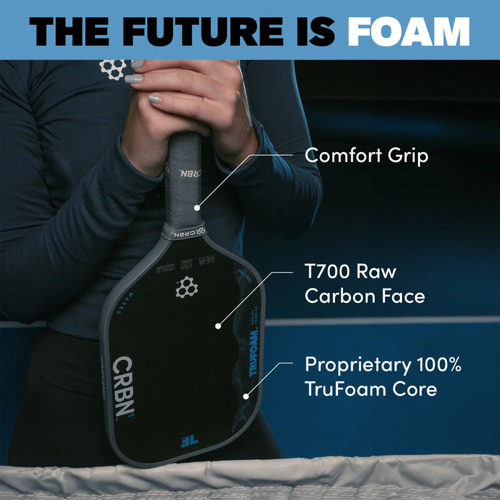 CRBN² TruFoam Waves (Square) Pickleball Paddle on sale at Badminton Warehouse