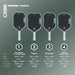 CRBN⁴ TruFoam Genesis (Hybrid, Aerocurve) Pickleball Paddle on sale at Badminton Warehouse