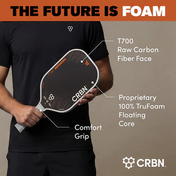CRBN¹ TruFoam Barrage Pickleball Paddle (Elongated, Long Handle) on sale at Badminton Warehouse