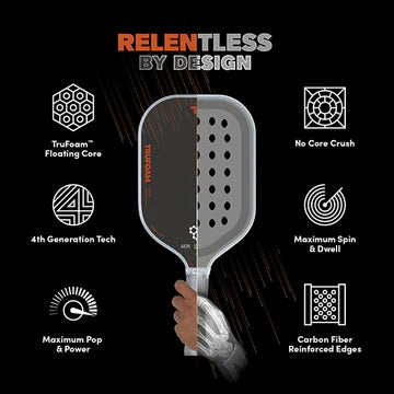 CRBN¹ TruFoam Barrage Pickleball Paddle (Elongated, Long Handle) on sale at Badminton Warehouse