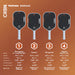 CRBN¹ TruFoam Barrage Pickleball Paddle (Elongated, Long Handle) on sale at Badminton Warehouse
